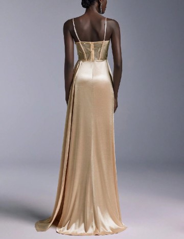 Rochie lunga SHEIN, auriu