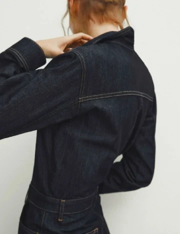 Salopeta Massimo Dutti, bleumarin inchis