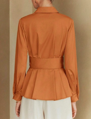 Camasa SHEIN, portocaliu