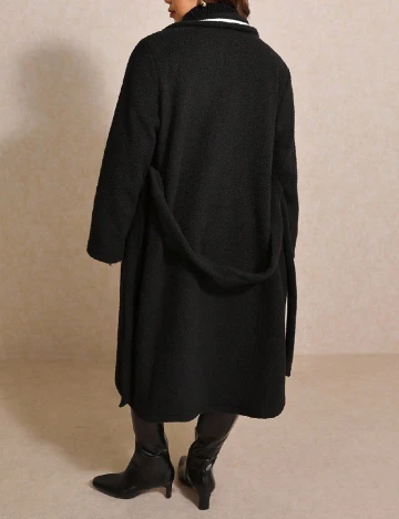 Palton SHEIN CURVE, negru