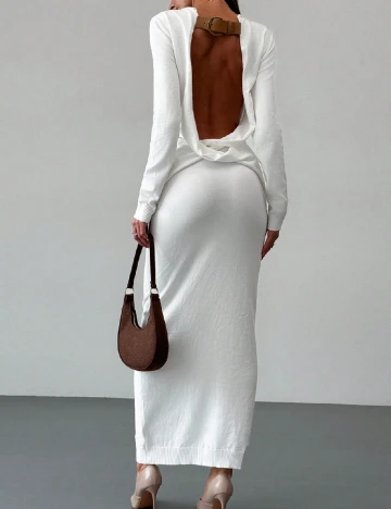 Rochie lunga SHEIN, alb