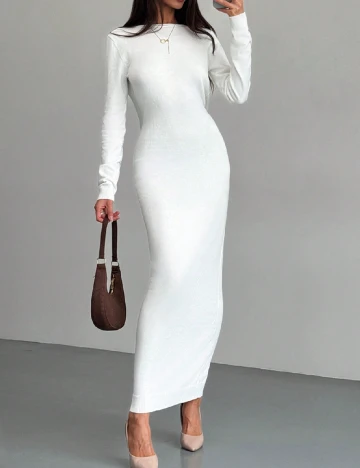 Rochie lunga SHEIN, alb