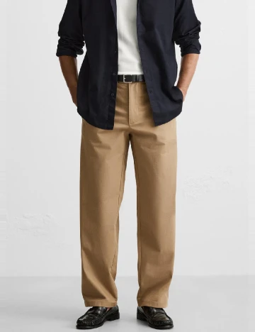 Pantaloni Zara, maro