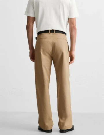 Pantaloni Zara, maro