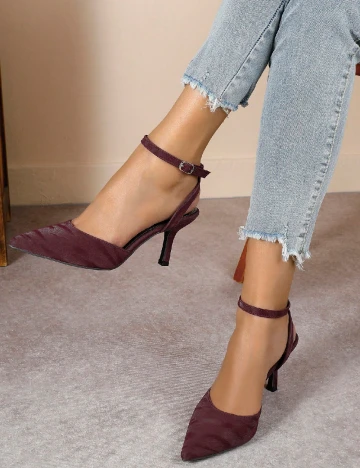 Pantofi SHEIN, pruna