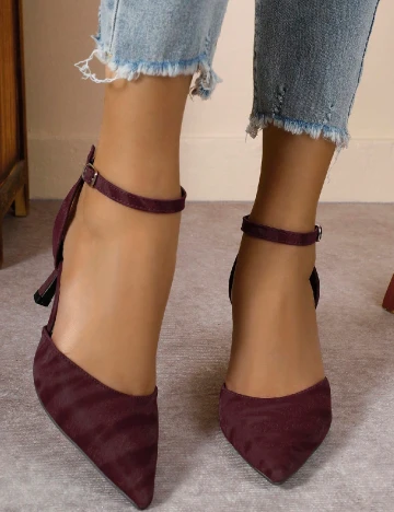 Pantofi SHEIN, pruna