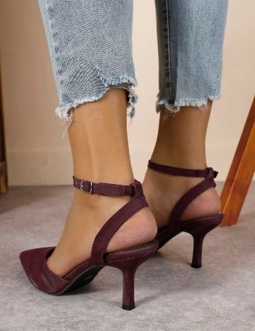 Pantofi SHEIN, pruna