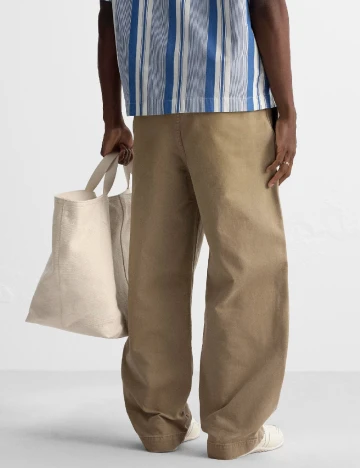 Pantaloni Zara, maro