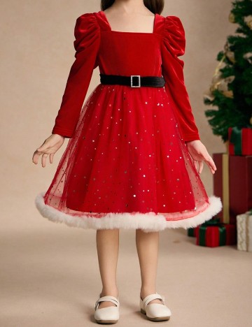 
						Rochie Shein Kids, rosu