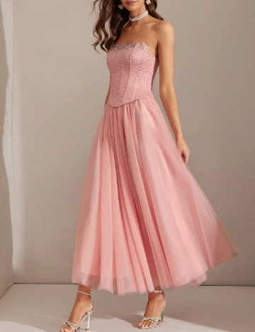 Rochie medie SHEIN, roz