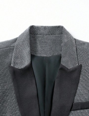 Sacou SHEIN, argintiu