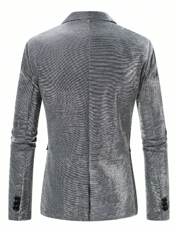 Sacou SHEIN, argintiu