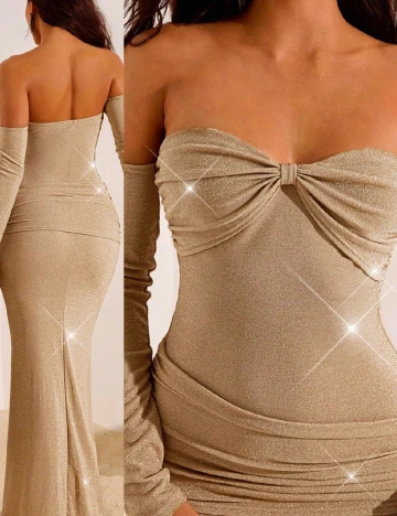 Rochie lunga SHEIN, auriu
