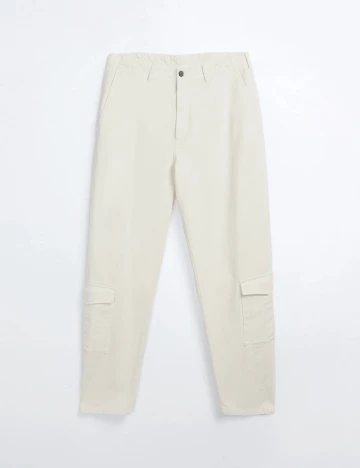 Pantaloni Zara, alb