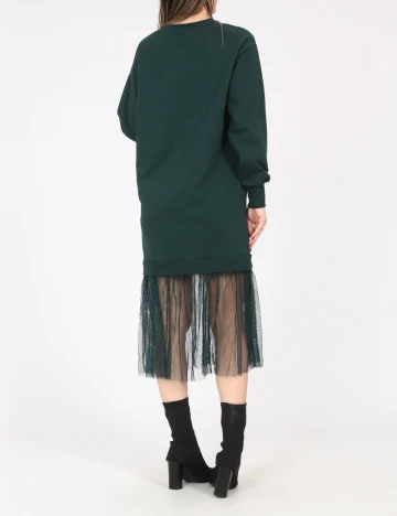 Rochie medie Bershka, verde