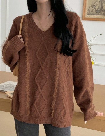 Bluza Oversize Dazy, maro