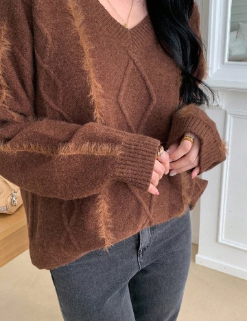 Bluza Oversize Dazy, maro