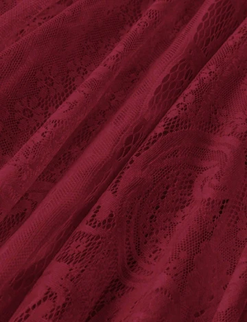 Fusta SHEIN CURVE, grena