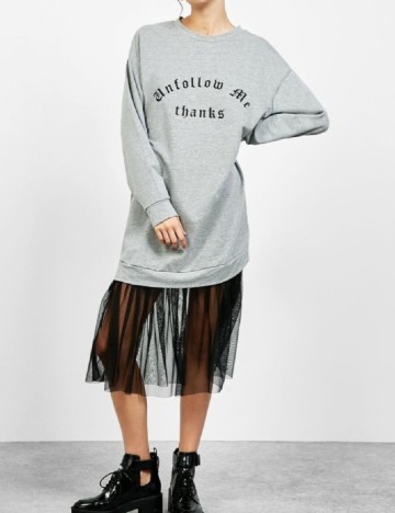 
						Rochie medie Bershka, gri