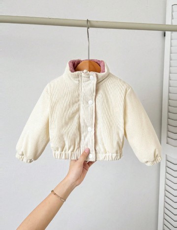 Geaca Shein Kids, crem