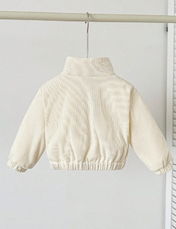 Geaca Shein Kids, crem