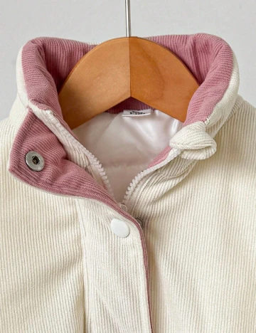 Geaca Shein Kids, crem