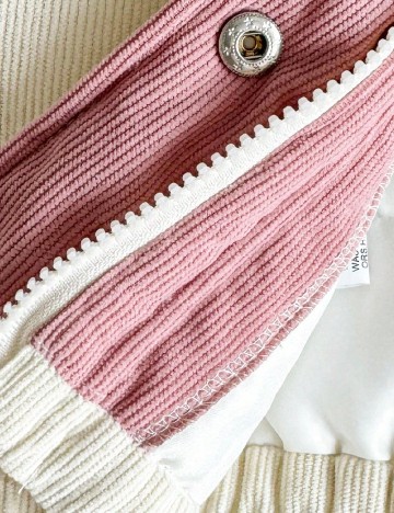 Geaca Shein Kids, crem