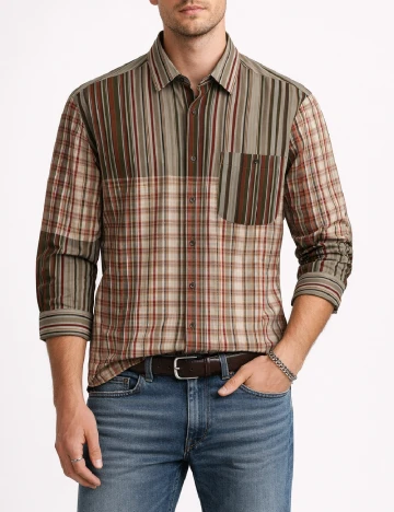 Camasa Zara, mix culori