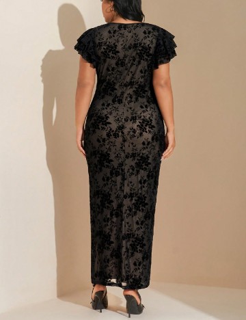 Rochie lunga SHEIN CURVE, negru