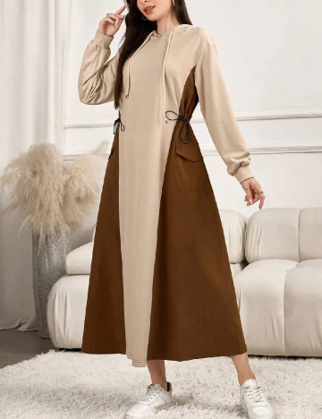 Rochie medie SHEIN, maro