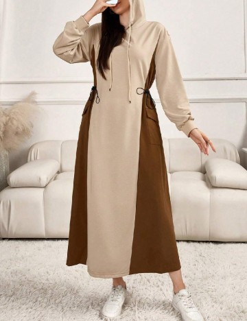 Rochie medie SHEIN, maro