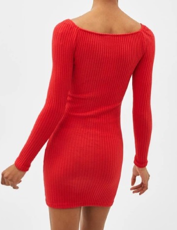 Rochie scurta Bershka, rosu