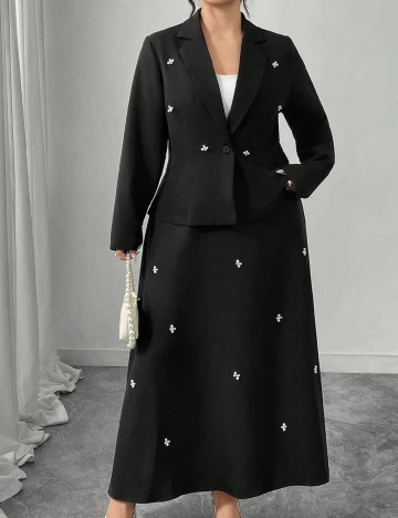 Compleu SHEIN CURVE, negru