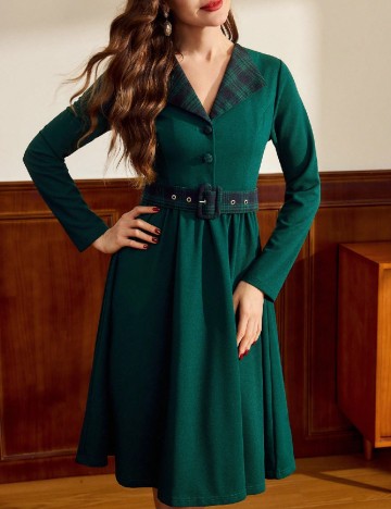 Rochie scurta SHEIN, verde