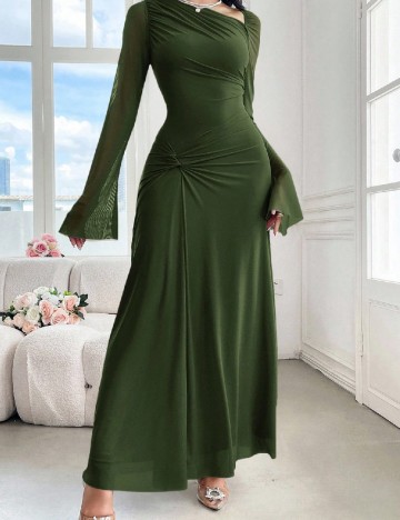 Rochie lunga SHEIN, verde