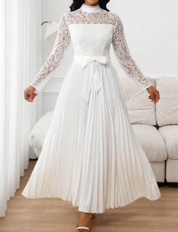 
						Rochie lunga SHEIN, alb