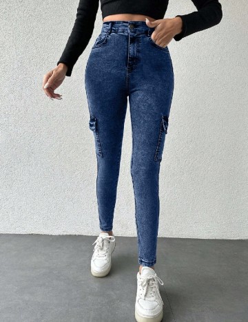 Blugi SHEIN, albastru