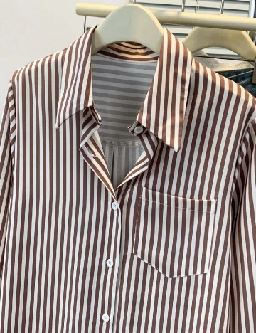 Camasa SHEIN CURVE, maro