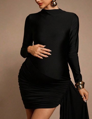 Rochie scurta SHEIN Maternity, negru