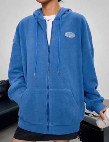 Hanorac SHEIN, albastru