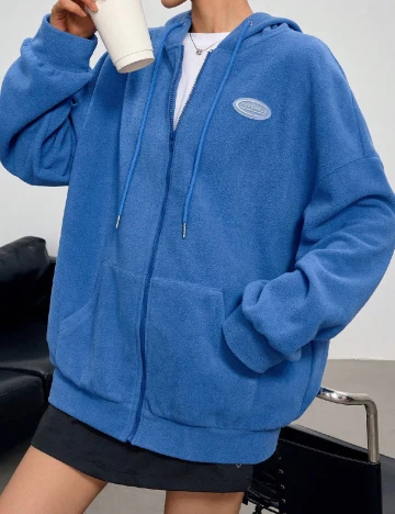 Hanorac SHEIN, albastru