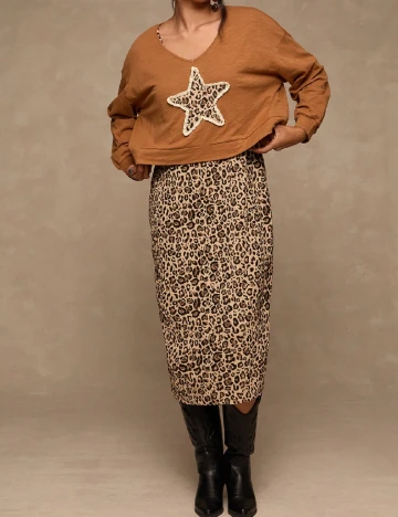 Compleu SHEIN CURVE, animal print