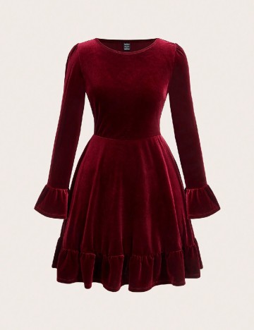 Rochie scurta SHEIN, rosu