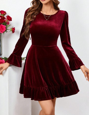 Rochie scurta SHEIN, rosu
