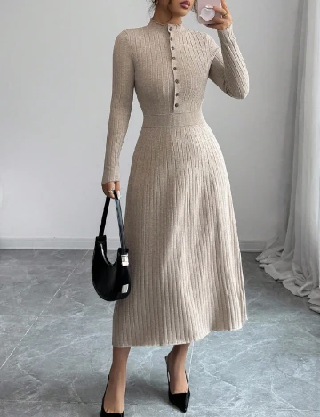 Rochie lunga SHEIN, bej