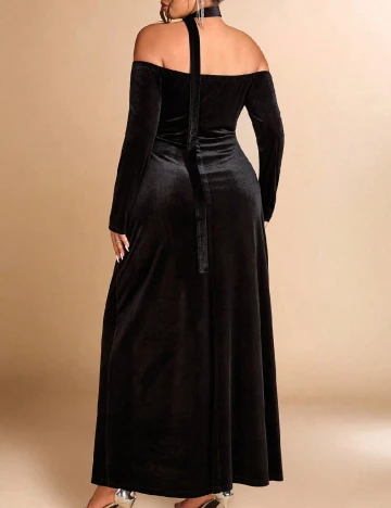 Rochie lunga SHEIN CURVE, negru