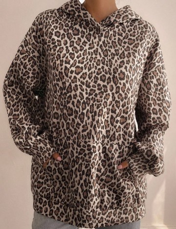 
						Hanorac SHEIN, animal print