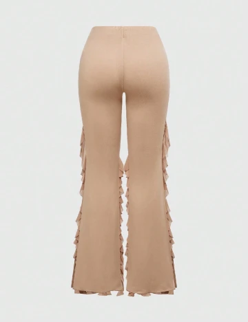 Pantaloni Romwe, crem