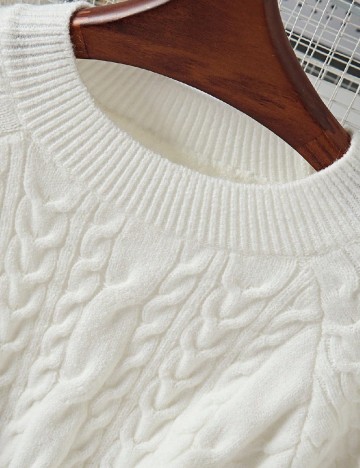 Rochie medie SHEIN, alb