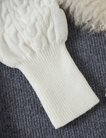 Rochie medie SHEIN, alb